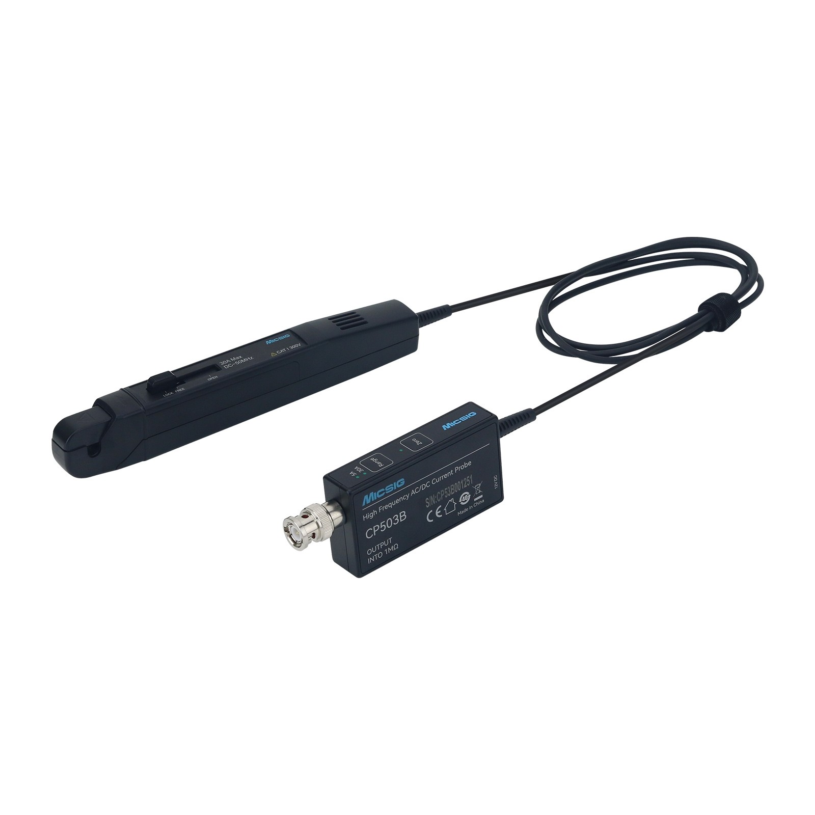 Micsig CP503B 50MHz 5A/30A Dua - огляд і ціна Current Probe Ac Dc 50Mhz Oscilloscope