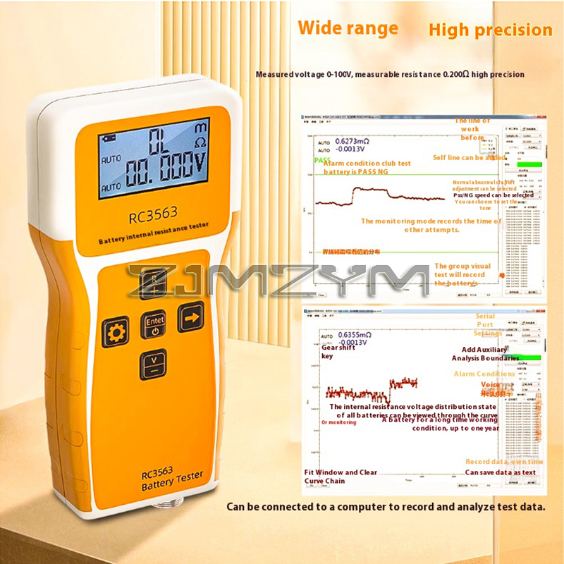 RC3563 Battery Voltage Interna - огляд і ціна Battery Internal Resistance Tester Four Wire