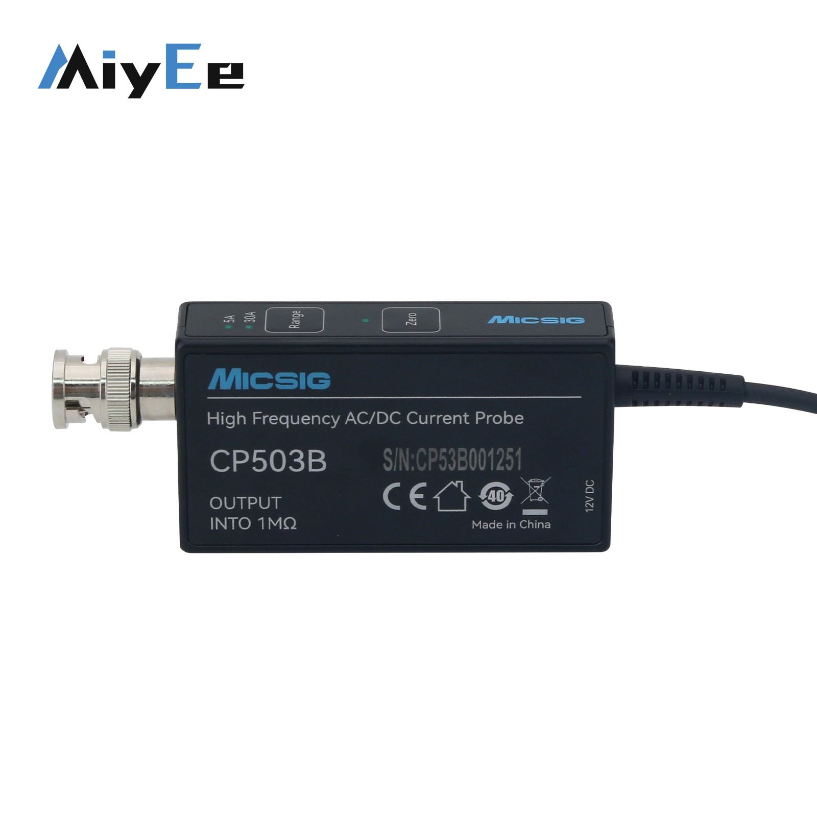 Micsig CP503B 50MHz 5A/30A Dua - огляд і ціна Current Probe Ac Dc 50Mhz Oscilloscope