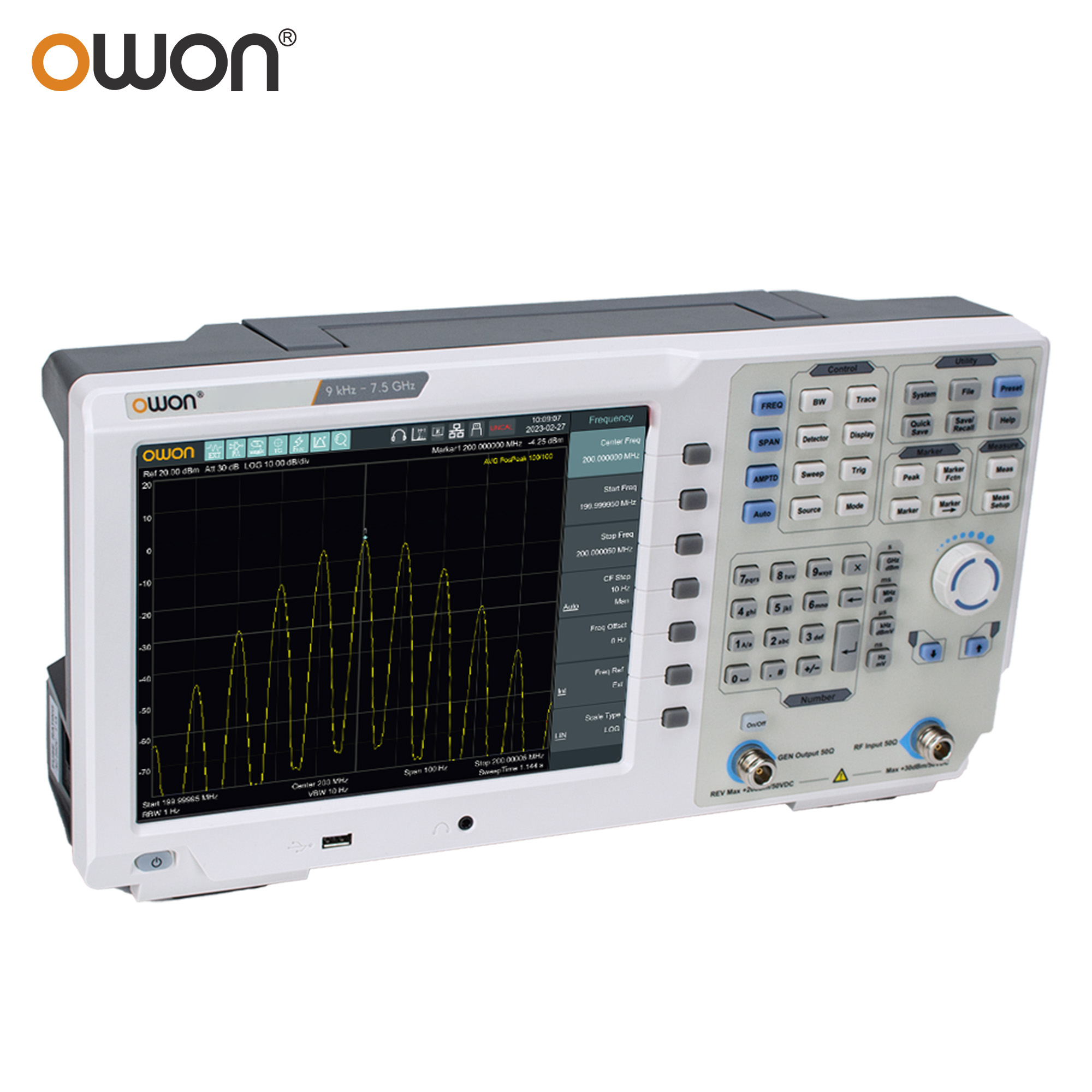 OWON XSA1015P - TG 9kHz - 1.5G - огляд і ціна Spectrum Analyzer Tracking Generator 1.5Ghz
