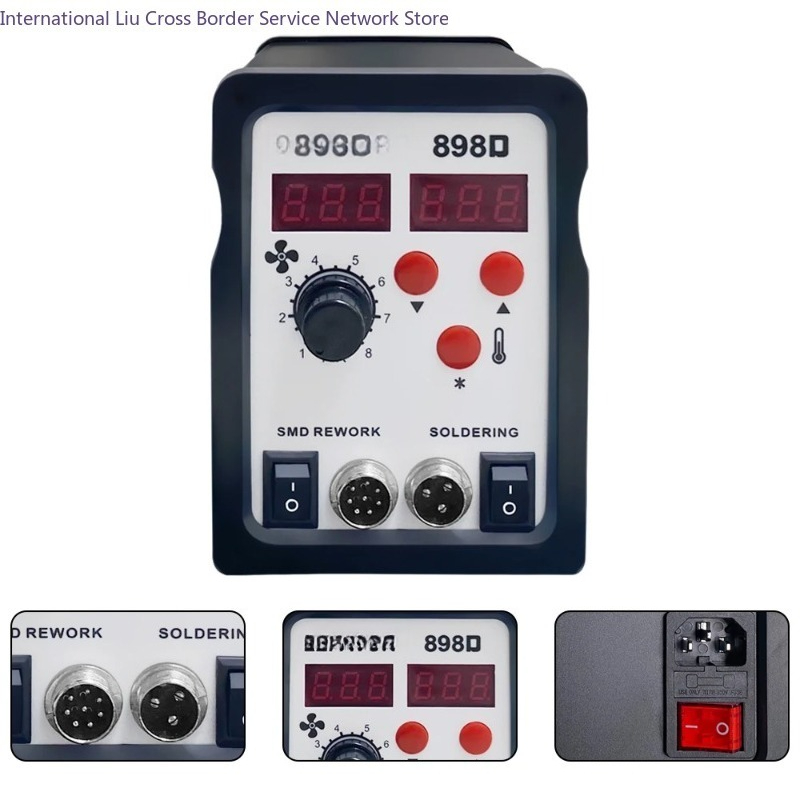 898D Soldering Station 2 in 1  - огляд і ціна Smd Rework Station Hot Air Soldering 2 In 1