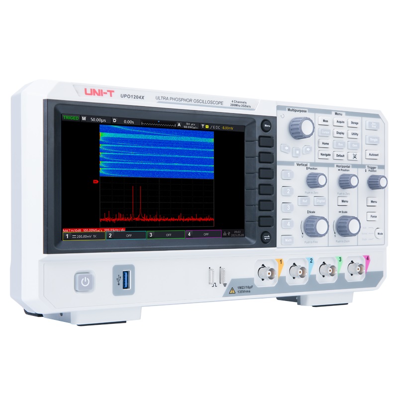 UNI-T UPO1104X 100MHz Digital  - огляд і ціна Digital Storage Oscilloscope 4 Channel 100Mhz