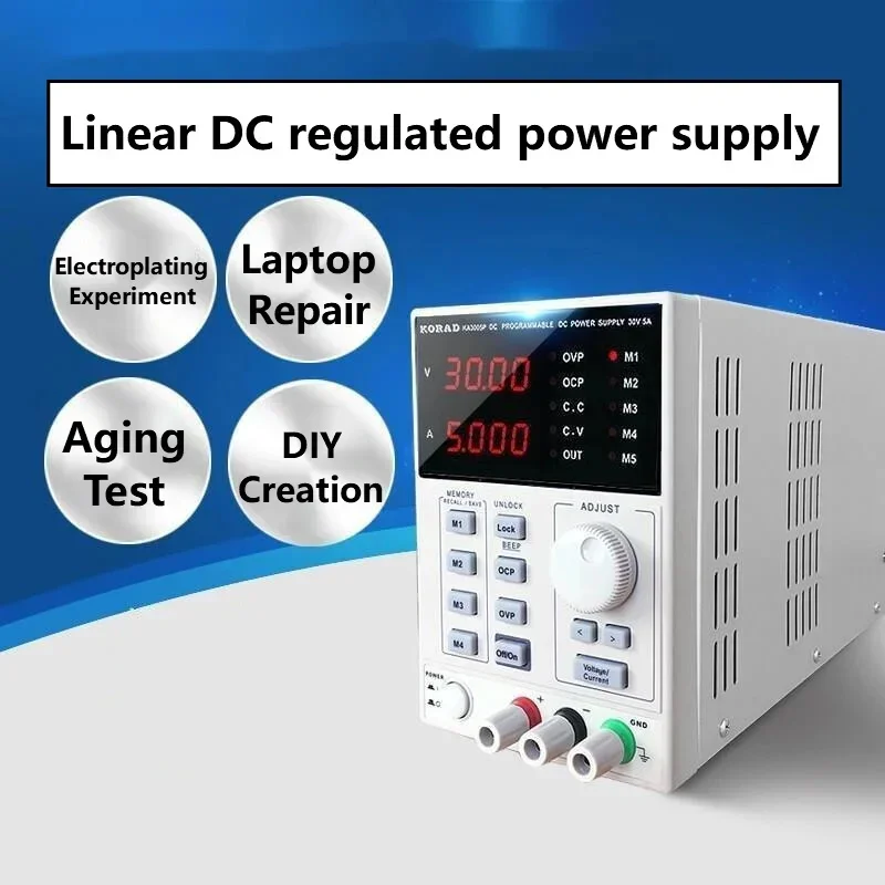 30V 60V 2A  3A 5A 10A Linear D - огляд і ціна Programmable Linear Dc Power Supply 30V 10A