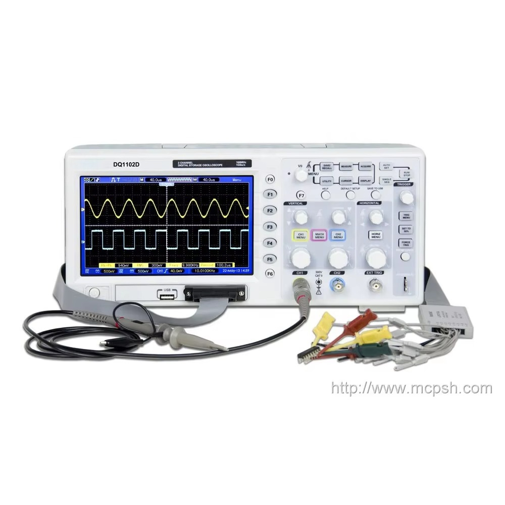 DQ9104 DQ9204 DIGITAL STORAGE  - огляд і ціна Digital Storage Oscilloscope 4 Channel 100Mhz