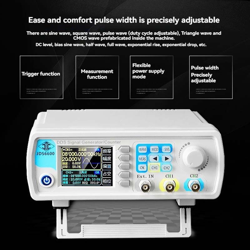 Dual Channel DDS Signal Genera - огляд і ціна Dual Channel Arbitrary Waveform Function Generator 60Mhz