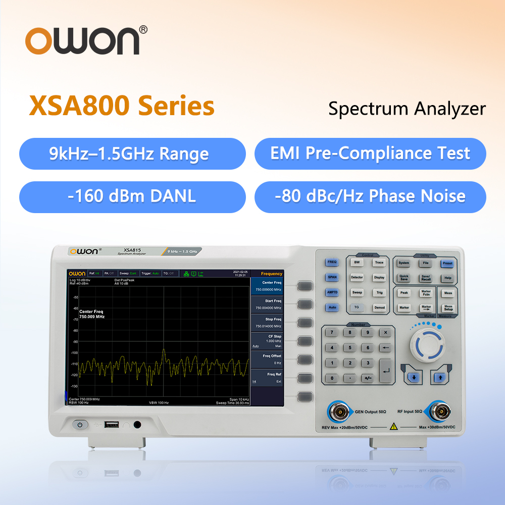 OWON Spectrum Analyzer With Tr - огляд і ціна Spectrum Analyzer Tracking Generator 1.5Ghz