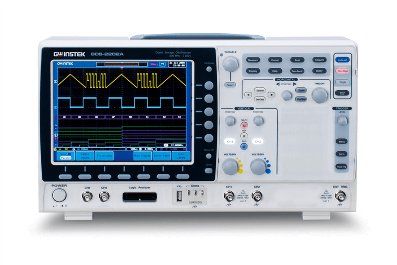 GWINSTEK GDS-2104A COLOR DSO D - огляд і ціна Digital Storage Oscilloscope 4 Channel 100Mhz
