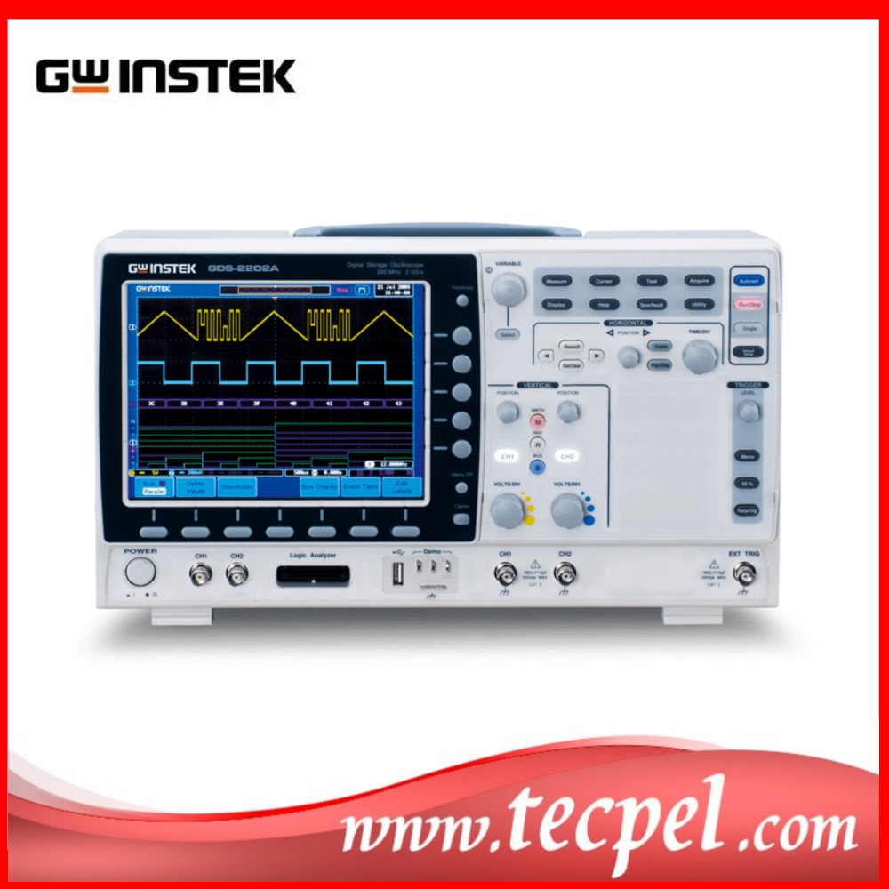 GWINSTEK GDS-2104A COLOR DSO D - огляд і ціна Digital Storage Oscilloscope 4 Channel 100Mhz