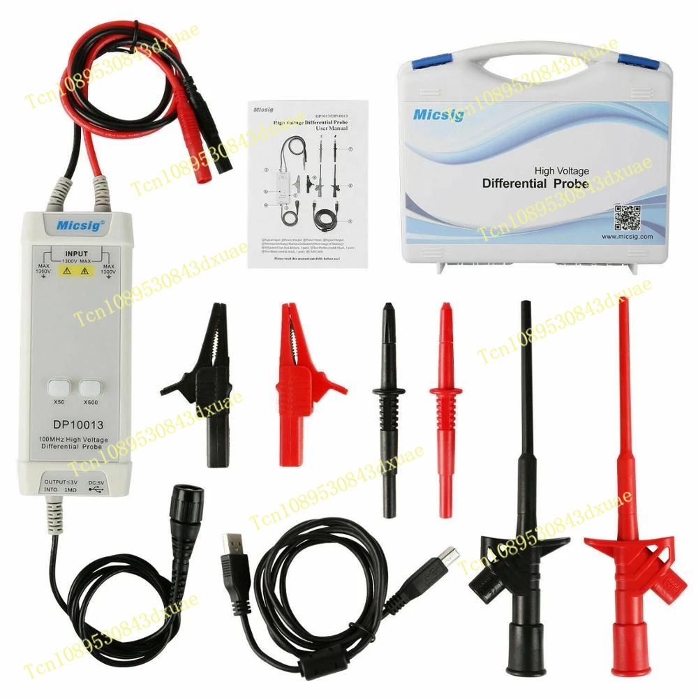 2025Micsig Oscilloscope 1300V  - огляд і ціна High Voltage Differential Probe 100Mhz 1300V