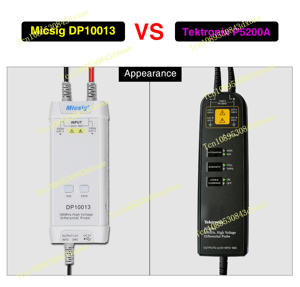 2025Micsig Oscilloscope 1300V  - огляд і ціна High Voltage Differential Probe 100Mhz 1300V
