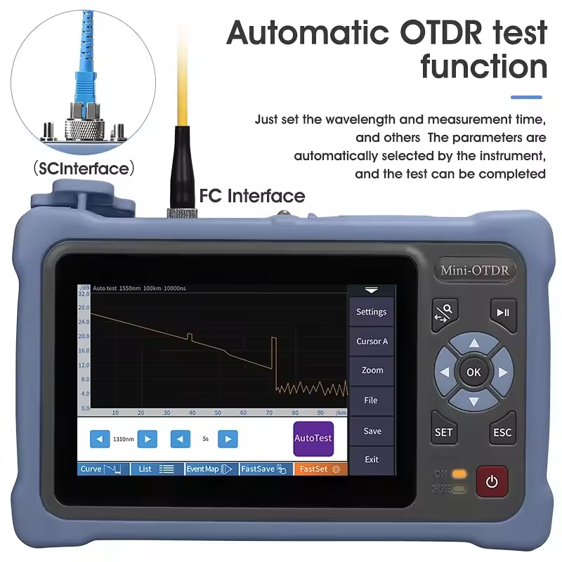 Novker 12-in-1 Mini OTDR NK400 - огляд і ціна Optical Time Domain Reflectometer Otdr 1310 1550Nm
