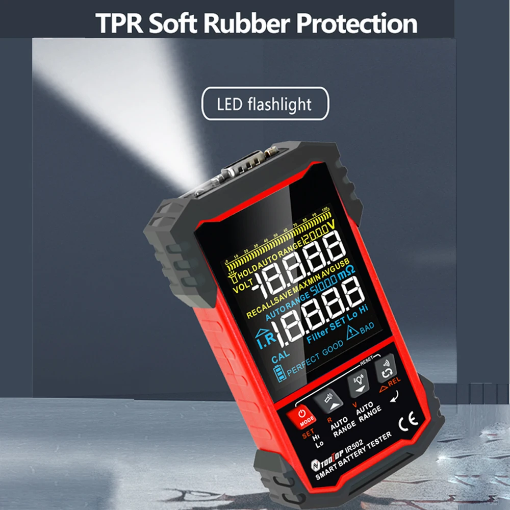 TOOLTOP ±120V Internal Resista - огляд і ціна Battery Internal Resistance Tester Four Wire