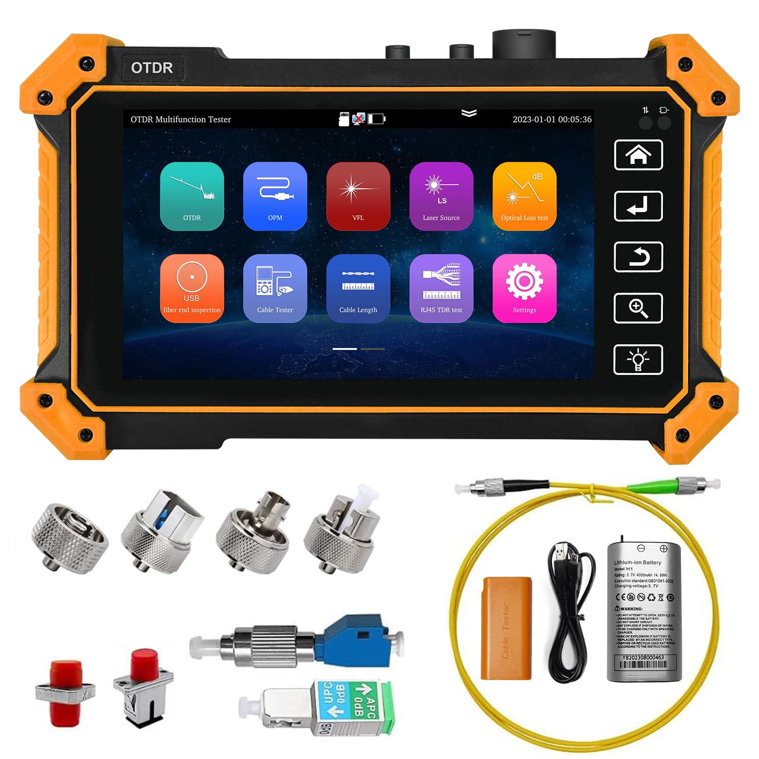 5.5 Inch OTDR Fiber Tester Opt - огляд і ціна Optical Time Domain Reflectometer Otdr 1310 1550Nm