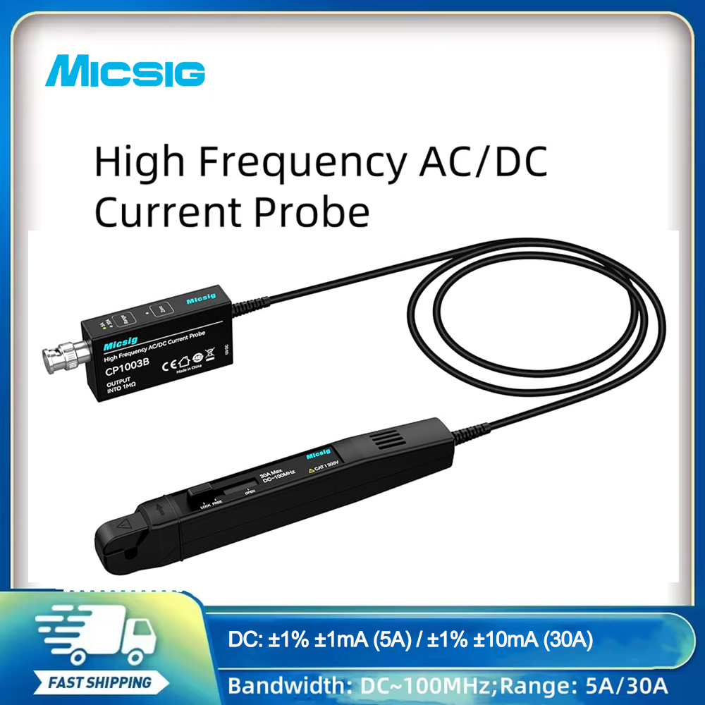 Micsig High Frequency AC/DC Cu - огляд і ціна Current Probe Ac Dc 50Mhz Oscilloscope