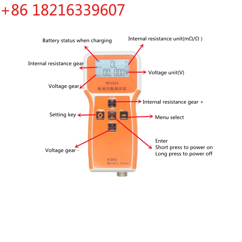 TAO New RC3563 High-precision  - огляд і ціна Battery Internal Resistance Tester Four Wire
