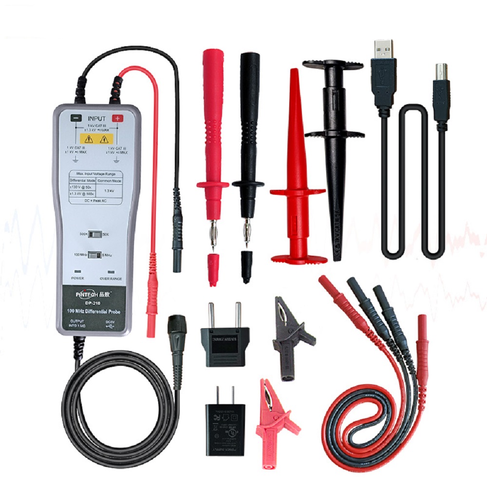 PINTECH DP-210 High Voltage Di - огляд і ціна High Voltage Differential Probe 100Mhz 1300V