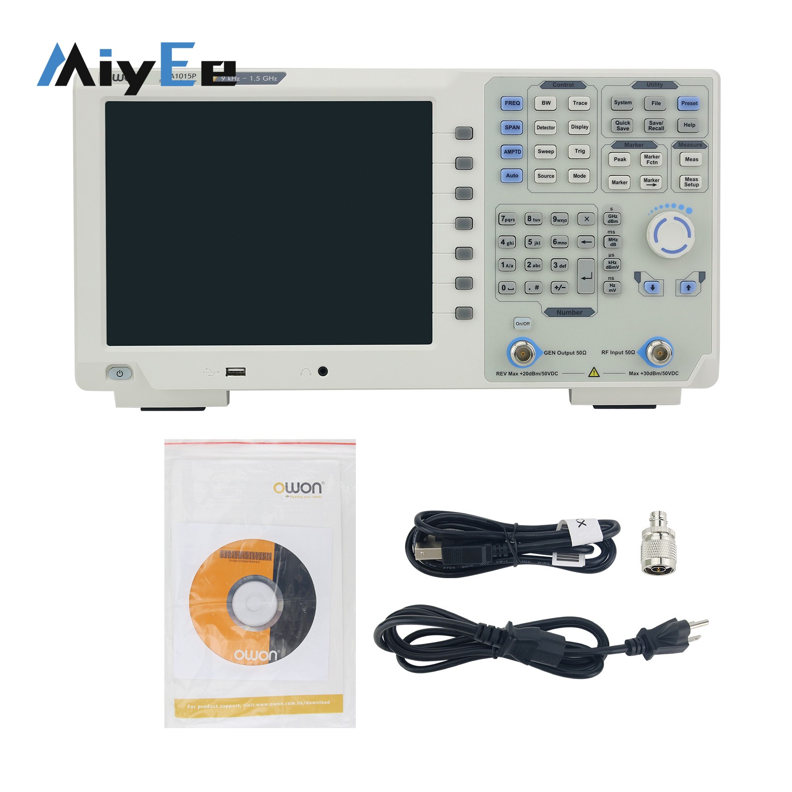 OWON XSA1015P-TG XSA1032P-TG S - огляд і ціна Spectrum Analyzer Tracking Generator 1.5Ghz