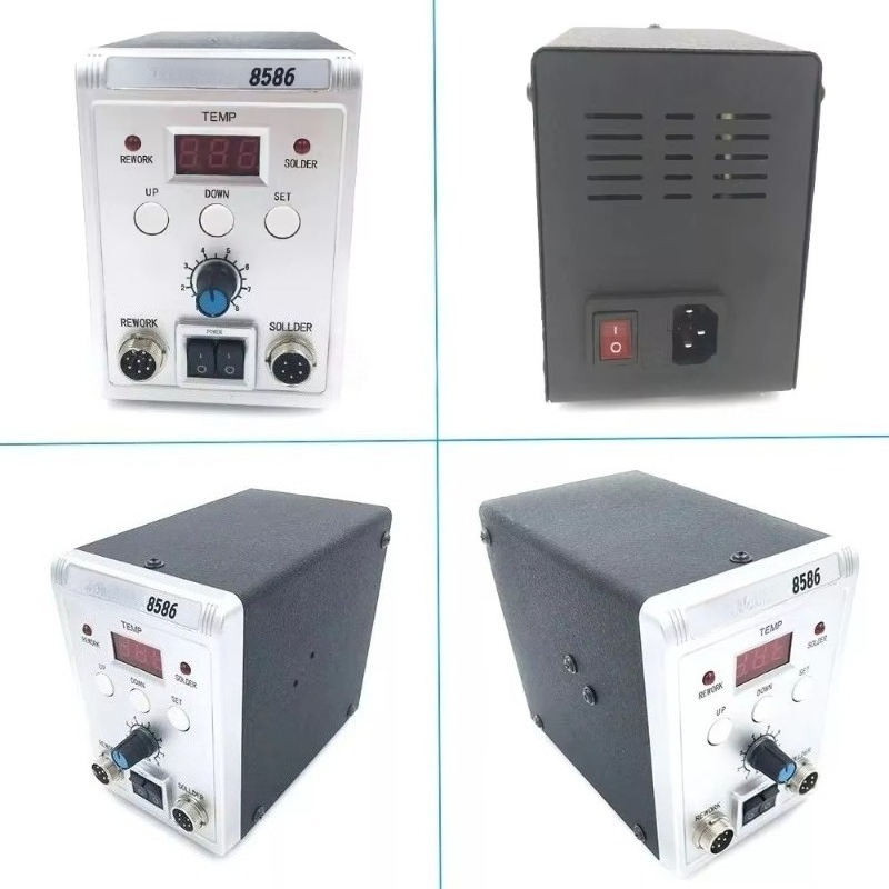 760W 8586 2 in 1 Hot Air Solde - огляд і ціна Smd Rework Station Hot Air Soldering 2 In 1