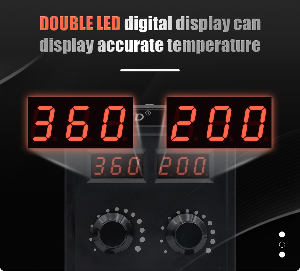 JCD 8586D Soldering Station 2  - огляд і ціна Smd Rework Station Hot Air Soldering 2 In 1