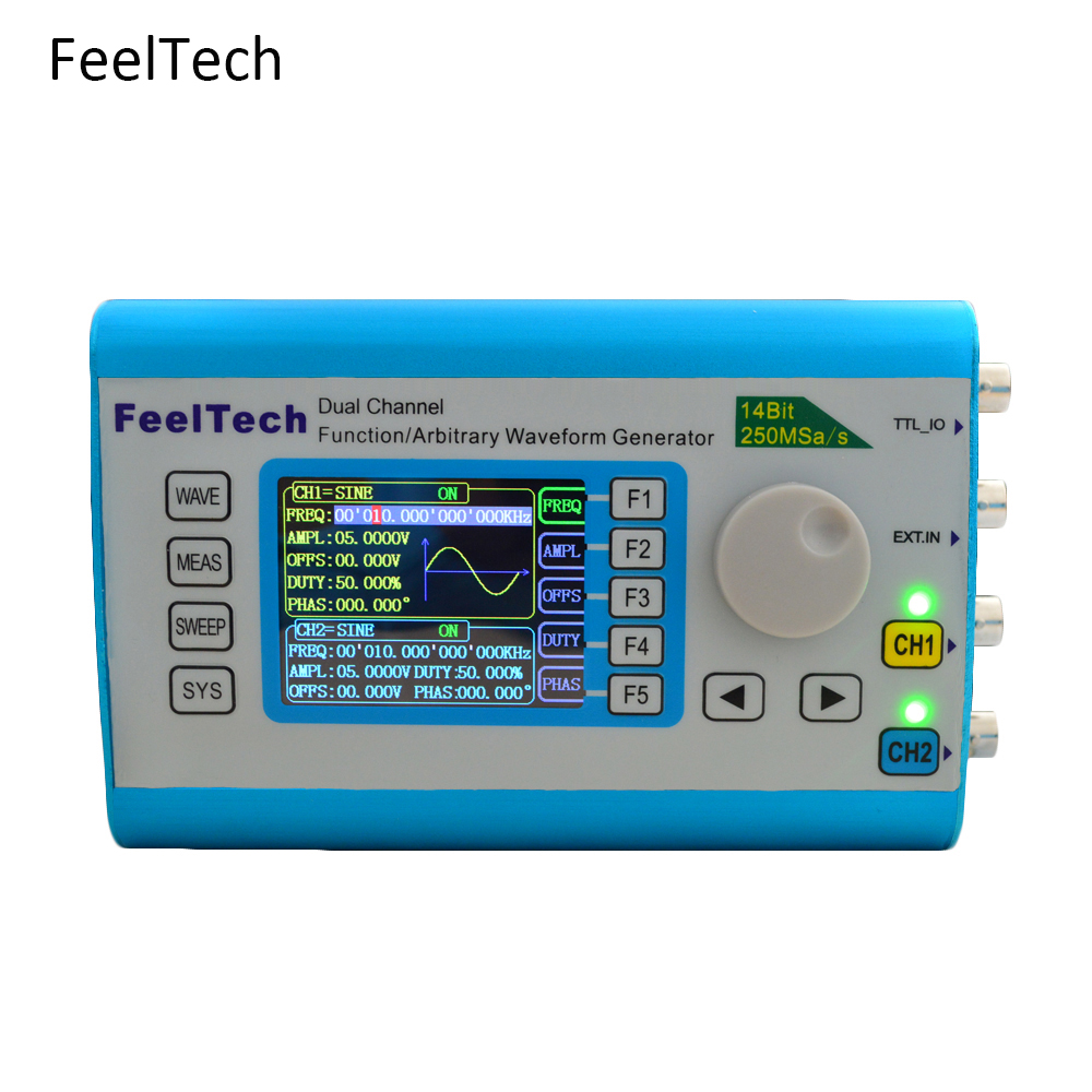 FY6300 Function Arbitrary Wave - огляд і ціна Dual Channel Arbitrary Waveform Function Generator 60Mhz